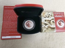 1/2 oz Lunar II Drache Silber
