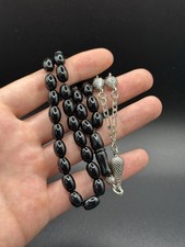 Tesbih Oltu Tespih mit 925er Silber Gebetskette 33 Perlen Islam Misbaha