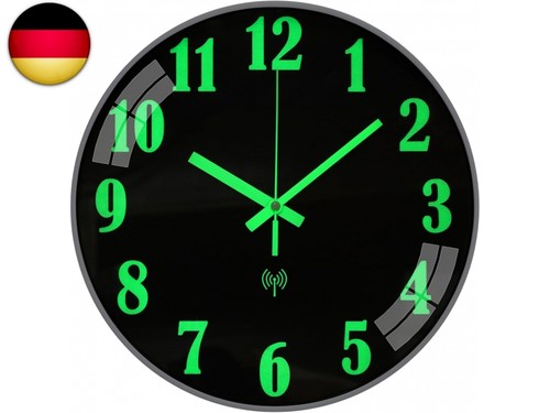 Wanduhr leuchtend funkuhr - wanduhr,
