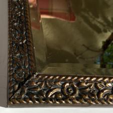 Spiegel 19. Jhdt  Metall Bronze Bilderrahmen Historismus Jugendstil antik 1900