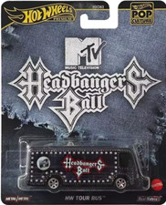 Hot Wheels Premium HW TOUR BUS Headbangers Ball MTV POP CULTURE