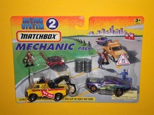 MATCHBOX MECHANIC PACK ACTION SYSTEM mit Dodge Dragster, unbespielt in TYCO OVP