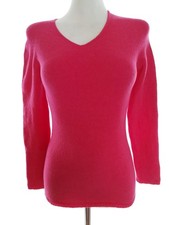MARIA DI RIPABIANCA Pullover für Damen Rosa 36 Langer Ärmel Schurwolle