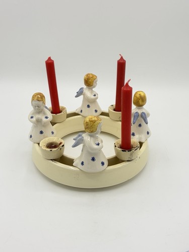 Vintage adventskranz keramik - vintage,
