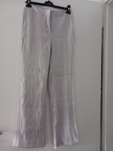 Hose gr36 plissee silber - plissee,