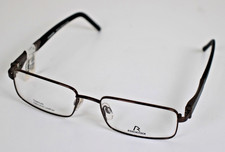 Brille Rodenstock R 2255 Titanium Genuine Leather Eckig Brillengestell