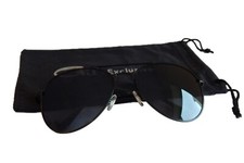 Pilotenbrille Black Sonnenbrille Fliegerbrille Retro Brille Pornobrille Schwarz