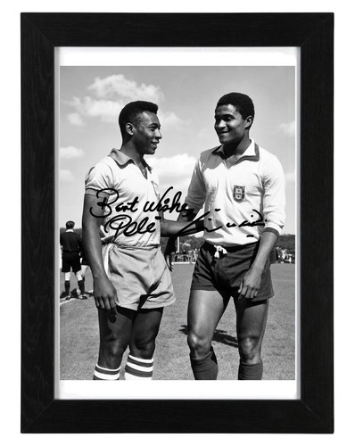 Pele und eusebio signed - eusebio,