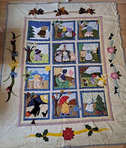Sunbonnet sue quilt - sunbonnet,