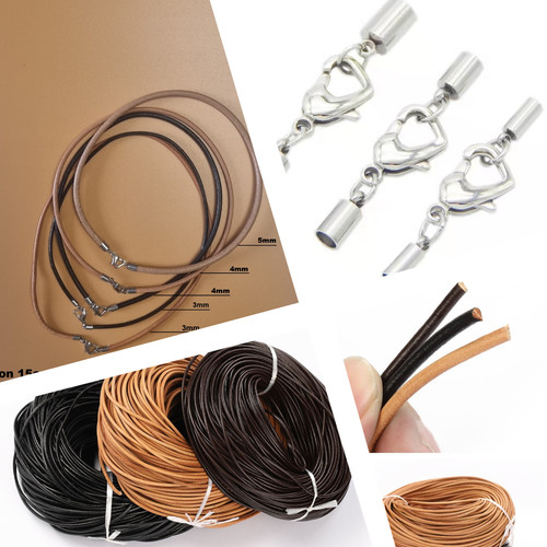 17cm 80cm echt leder - leder, armband