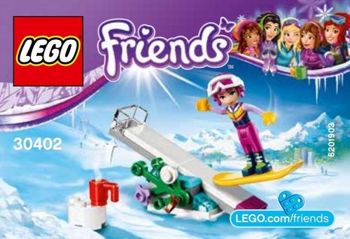Lego friends snowboard - lego, tricks