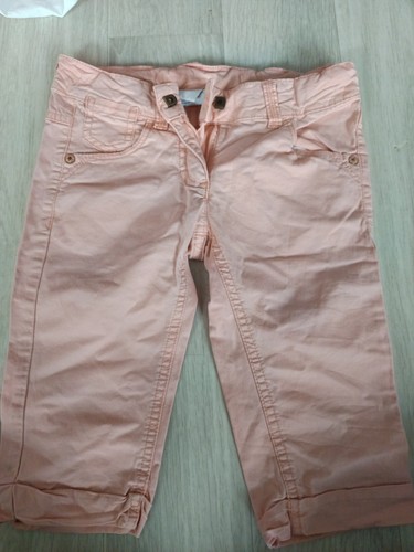 Kurze jeans hose lachsfarben - kurze,