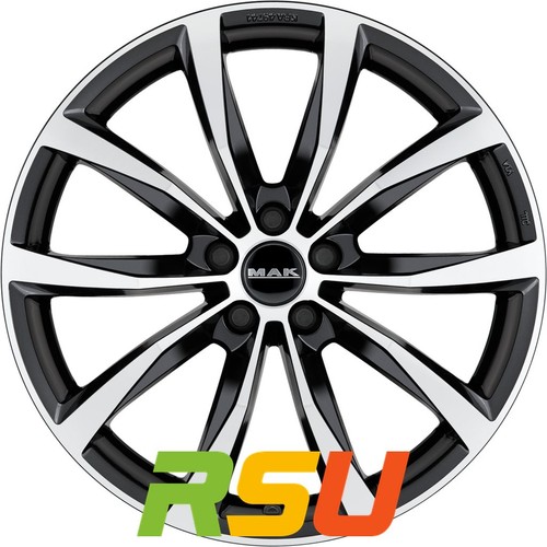 Mak wolf black mirror 8x19 - black,