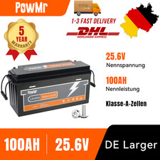 PowMr 24V LiFePO4 100Ah 200Ah