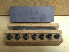 Locheisen ca. 1 mm - 5 mm Stanzeisen D. R. Pa. alt IKAS Werkzeug Oldtimer 