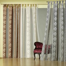 Deko Gardine Vorhang Schlaufenschal Royal Barock schöner Fall Dekoschal Typ214