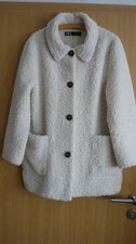 ZARA Kurzmantel - Teddy -  hellbeige / altweiß ?  Gr. M