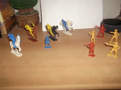Western figuren indianer - 10,