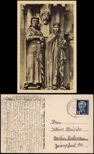 Ansichtskarte Naumburg (Saale) Dom - Ekkehard und Uta 1950