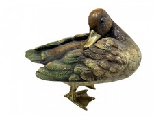 Bronze Figur Elli Malevolti Ente 18 x 17 cm - Zustand siehe Fotos