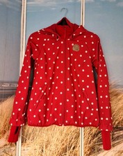 Schöne♥️Blutsgeschwister  Softshelljacke Kapuze Dots Punkte Rot Weiß♥️Gr.S 