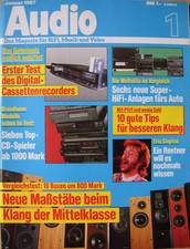 Audio 1/87 Teac V-850 X, Arcus TM 68. Luxman D-109, Philips CD 660, Revox Forum