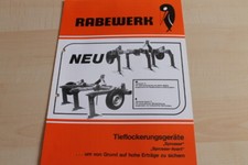 144411) Rabewerk Tiefenlockerer - Sprosser + Avant - Prospekt 06/1983