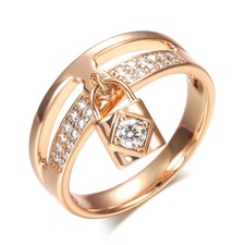 Ring 585er Rosegold Walzgold