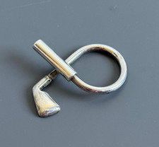 925er Silber Schlüsselanhänger – Golf Schläger Design