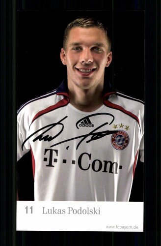 Lukas podolski autogrammkarte - podolski,