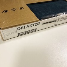 IKEA Delaktig Bezug für Sitzpolster 3-er Sofa Hillared dunkelblau 803.948.09 Neu