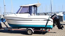 Motorboot Aqualine 540 + Suzuki DF90 + Trailer - TOP