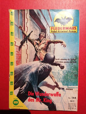 1 Romanheft " Die Fledermaus" 144 ..Thriller,Pabel,.( 1-2 ) Lonati Titelbild.