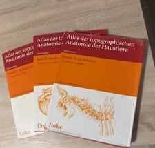 Popesko Atlas der topographischen Anatomie der Haustiere 1-3