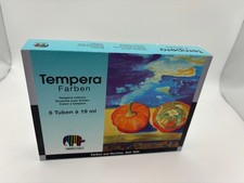 Tempera Farben 6 x 19 ml weiß