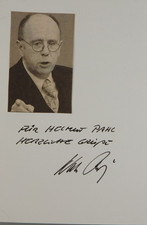 Autogramm deutscher Politiker