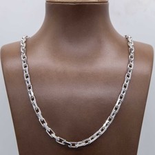 5mm Grob Box Halskette Echt