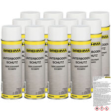 12x Unterbodenschutz Steinschlagschutz Spray schwarz UBS Bitumenfrei Rostschutz
