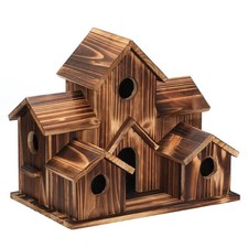 Holz vogelhaus loch - holz, 6-loch