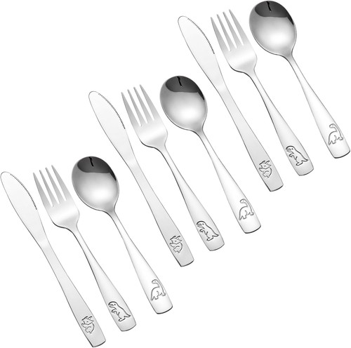 9er set kinderbesteck - kinderbesteck,, besteck