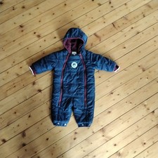 Schneeanzug dunkelblau weinrot S. Oliver Gr. 68