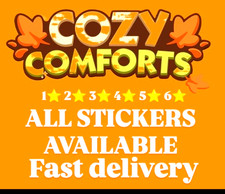 ALL STAR COSY COMFORT AUFKLEBER 1-2-3-4-5-6⭐(COZY COMFORT ALBUM) Mono-Poly Go