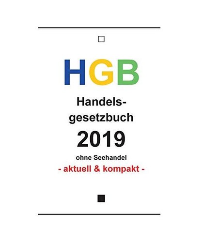 Hgb handelsgesetzbuch 2019 - hgb:,