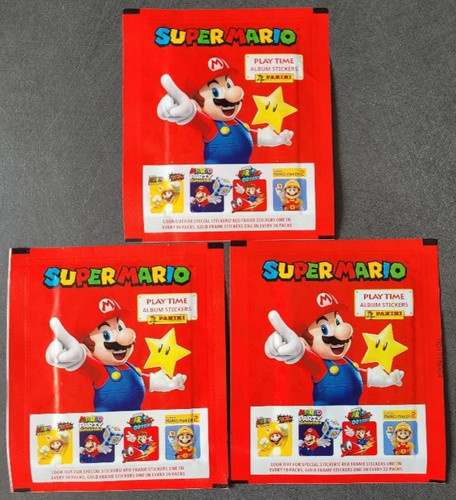 Panini super mario play time - mario,
