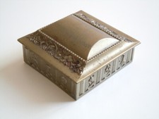 Blech Dose Schmuck Schatulle Dralle 72,7 g / ca. 8,2 x 7,7 x 3,6 cm