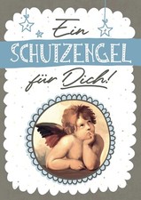 Geburtstagskarte mit Licht und Sound - Ein Schutzengel für Dich! - Musikkarte A5