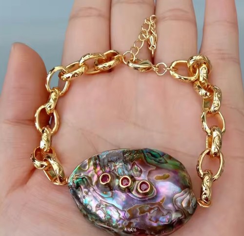Abalone muschel schmuck set - muschel,