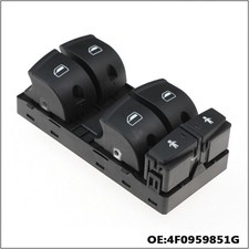 Für Audi A6 C6 Q7 Fahrerseite Vorne Elektrischer Fensterheberschalter 4F0959851G