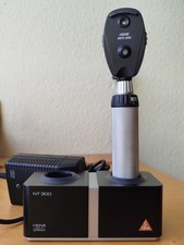 LED Heine Beta 200 Ophthalmoskop+NT-Ladegriff+Akku+Ladegerät NT-300