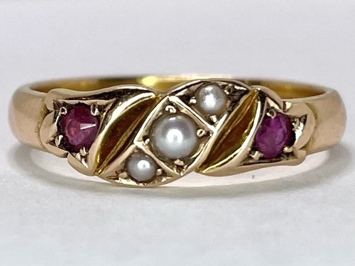 Antiker ring 15ct - antiker,